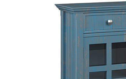 Distressed Coastal Blue | Acadian Entryway Storage Cabinet