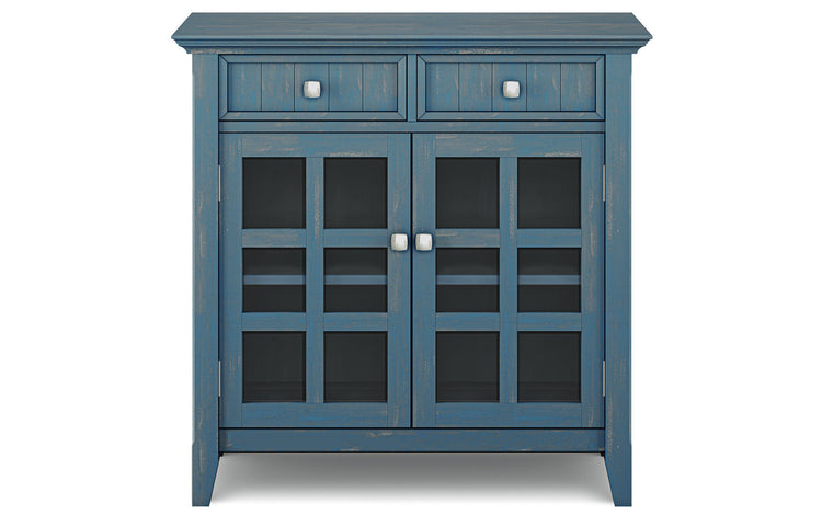 Distressed Coastal Blue | Acadian Entryway Storage Cabinet