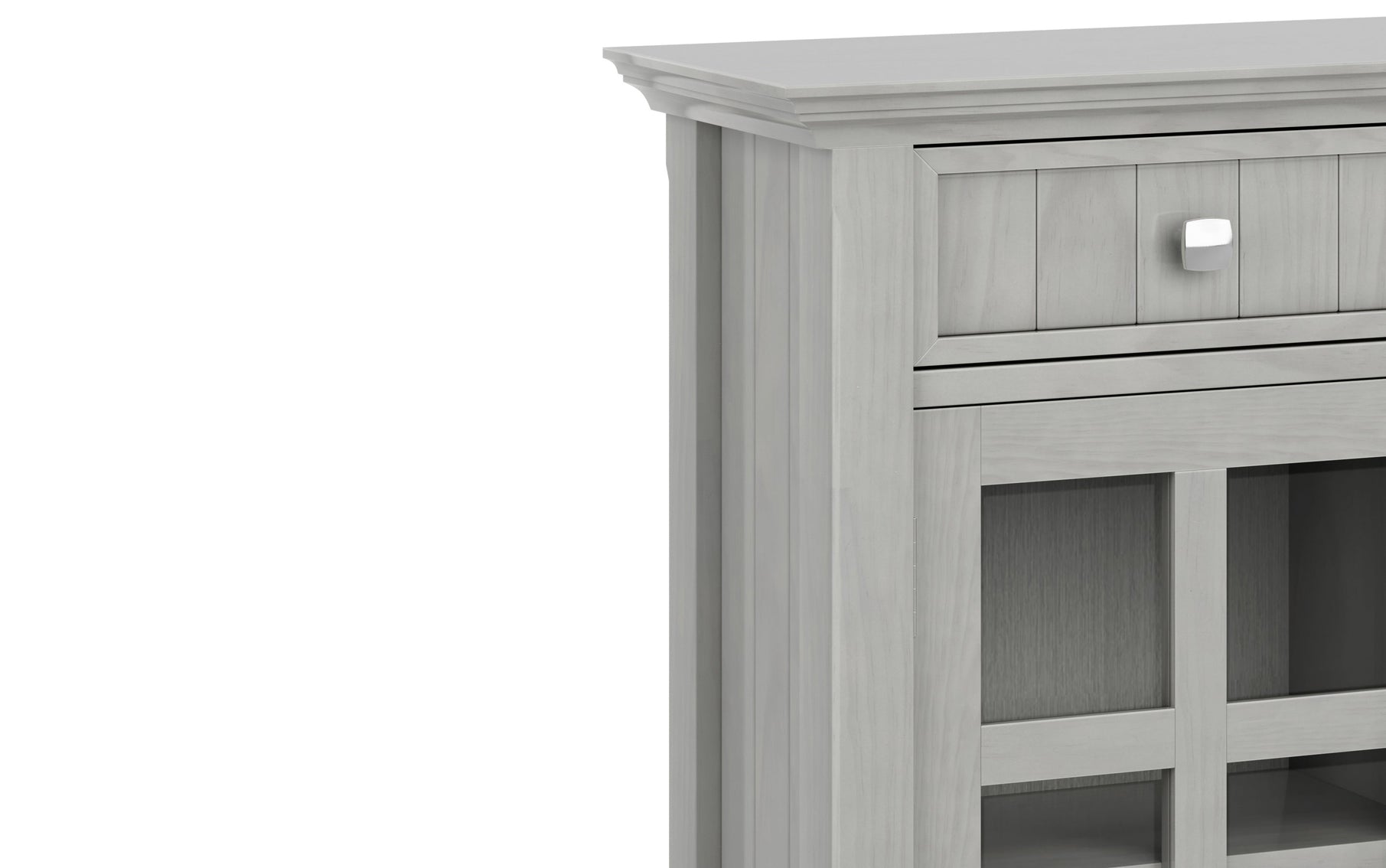 Fog Grey | Acadian Entryway Storage Cabinet
