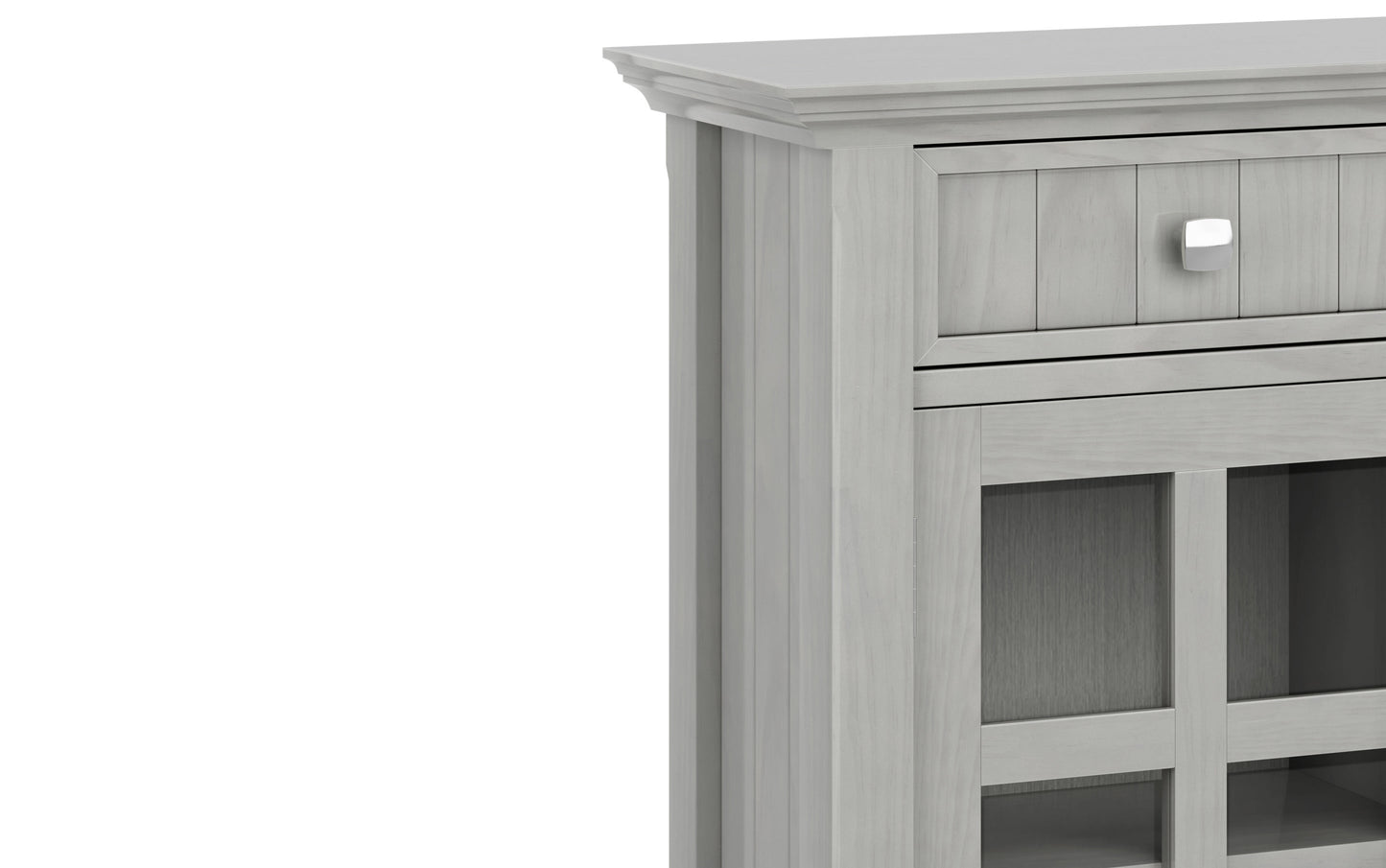 Fog Grey | Acadian Entryway Storage Cabinet
