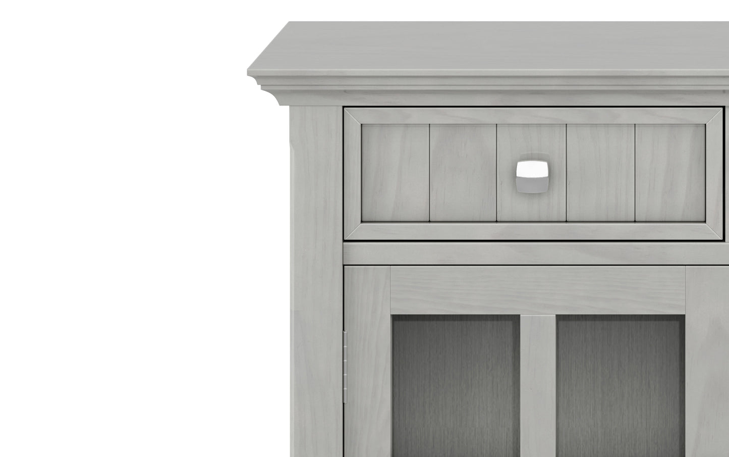 Fog Grey | Acadian Entryway Storage Cabinet