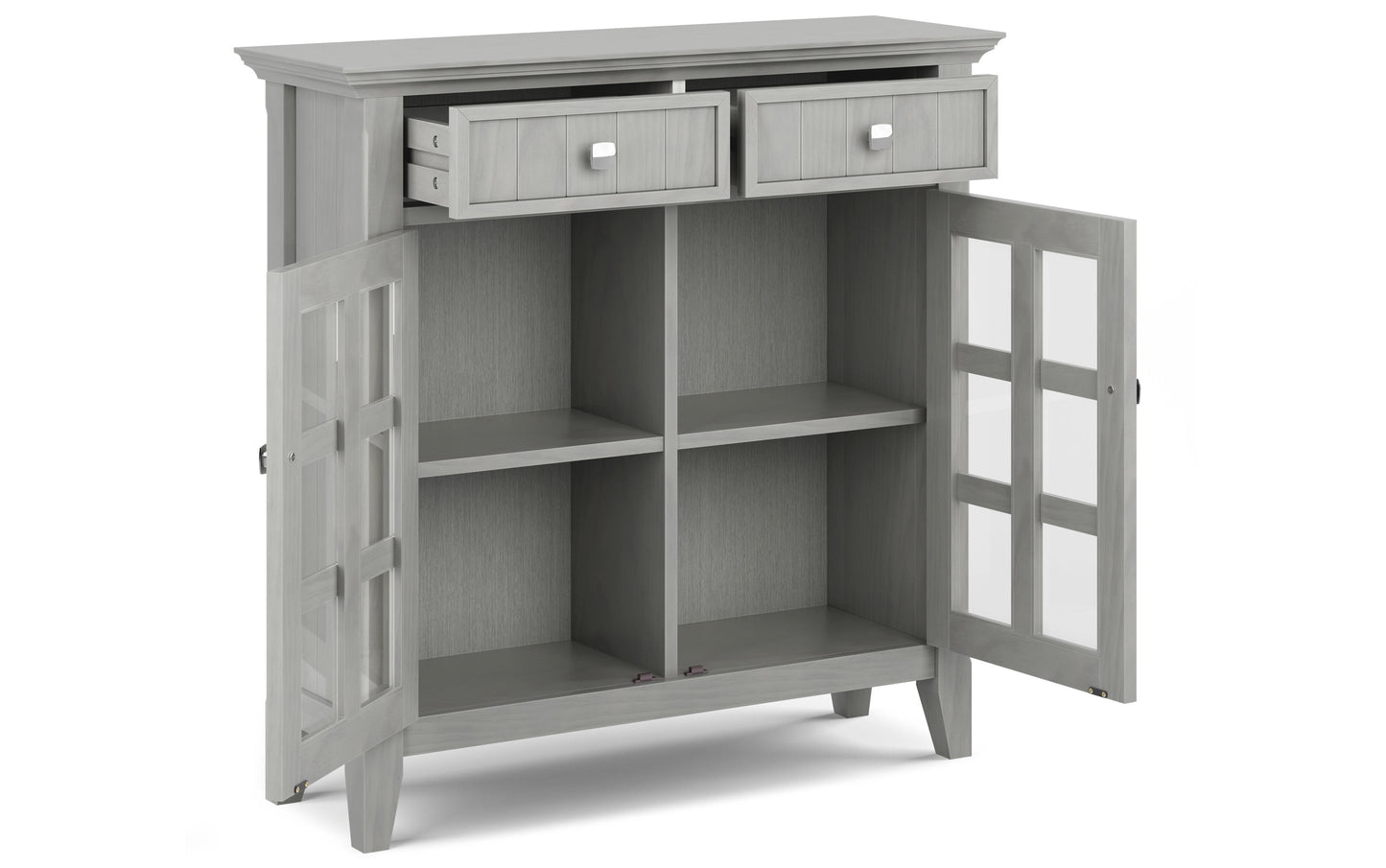 Fog Grey | Acadian Entryway Storage Cabinet