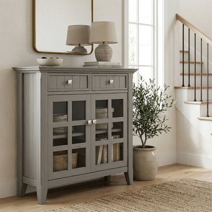 Fog Grey | Acadian Entryway Storage Cabinet