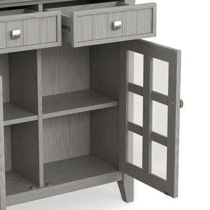 Fog Grey | Acadian Entryway Storage Cabinet