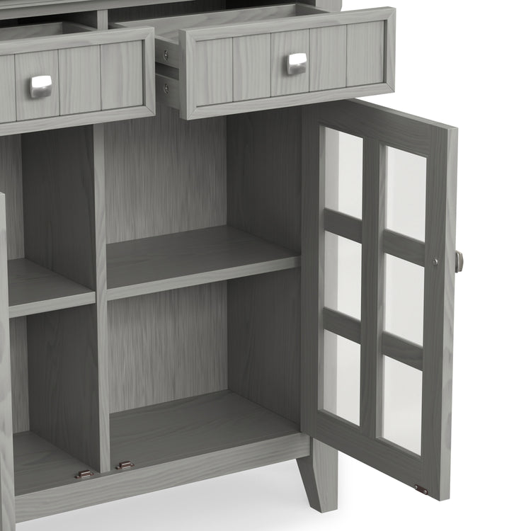 Fog Grey | Acadian Entryway Storage Cabinet