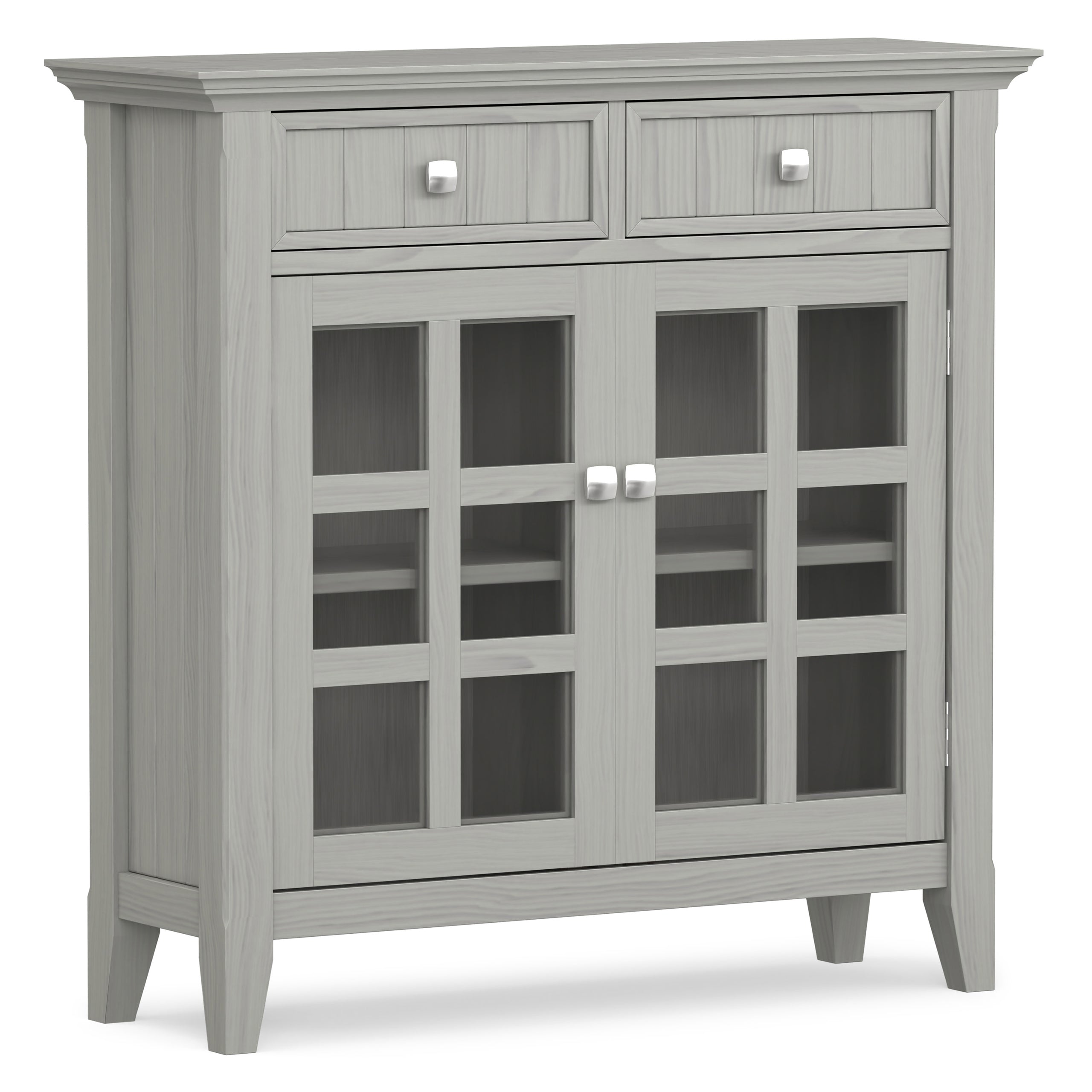 Fog Grey | Acadian Entryway Storage Cabinet