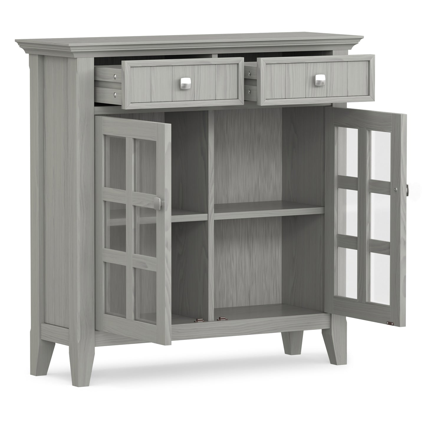 Fog Grey | Acadian Entryway Storage Cabinet