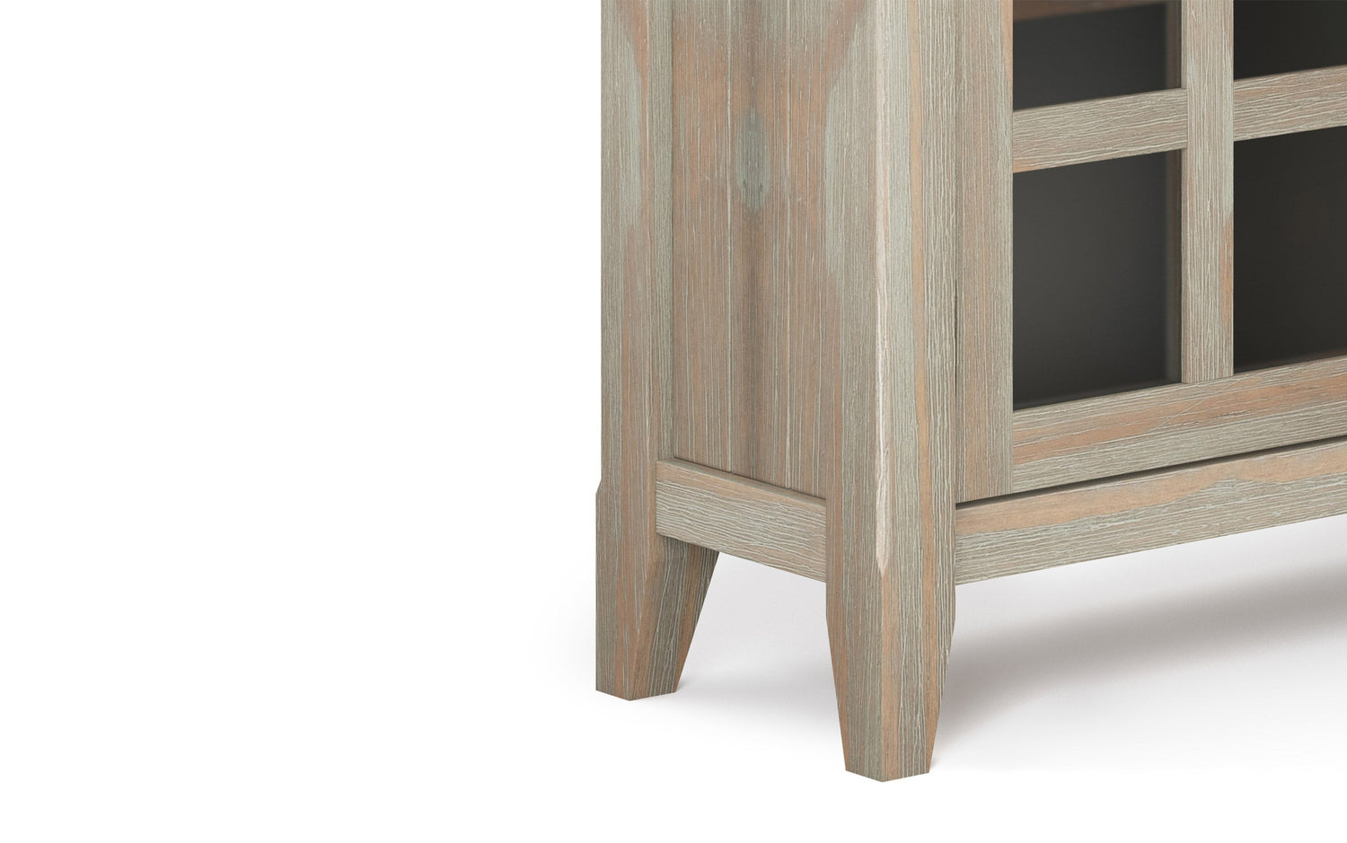 Distressed Grey | Acadian Entryway Storage Cabinet