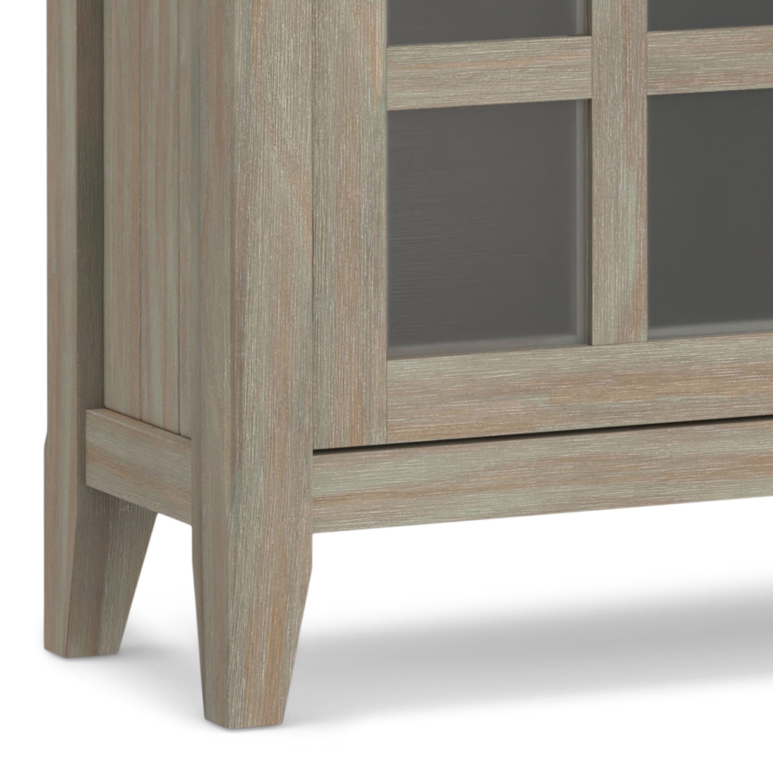 Distressed Grey | Acadian Entryway Storage Cabinet