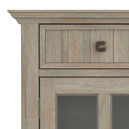 Distressed Grey | Acadian Entryway Storage Cabinet