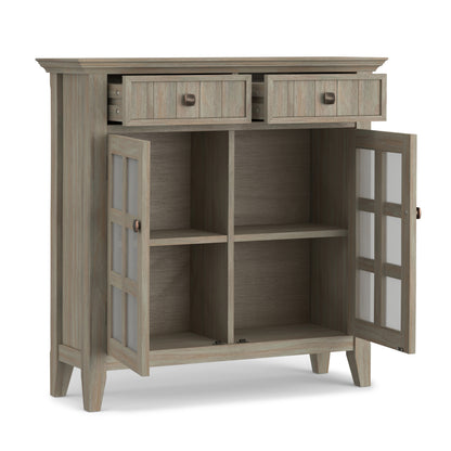 Distressed Grey | Acadian Entryway Storage Cabinet