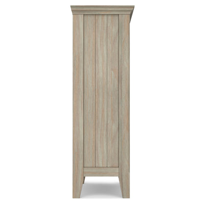 Distressed Grey | Acadian Entryway Storage Cabinet