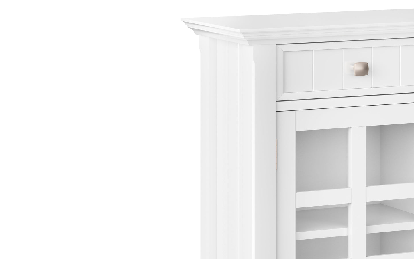 White | Acadian Entryway Storage Cabinet