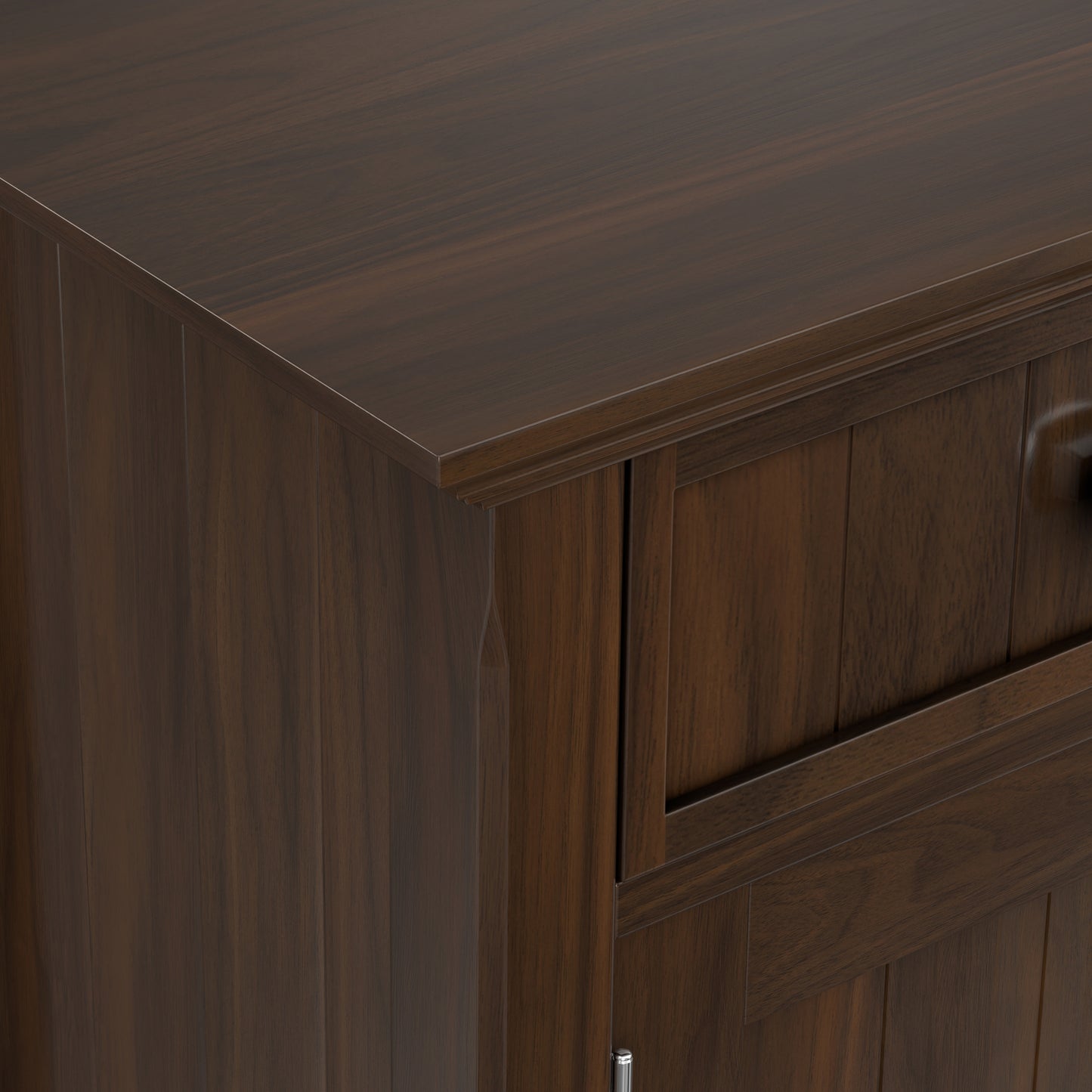 Acadian Wide Entryway Storage Cabinet