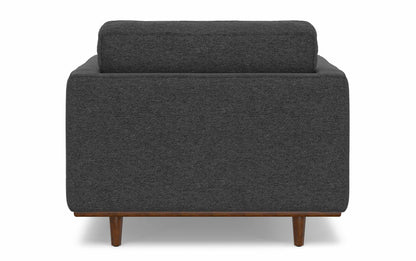 Charcoal Grey Performance Fabric | Morrison Arm Chair in Performance Fabric