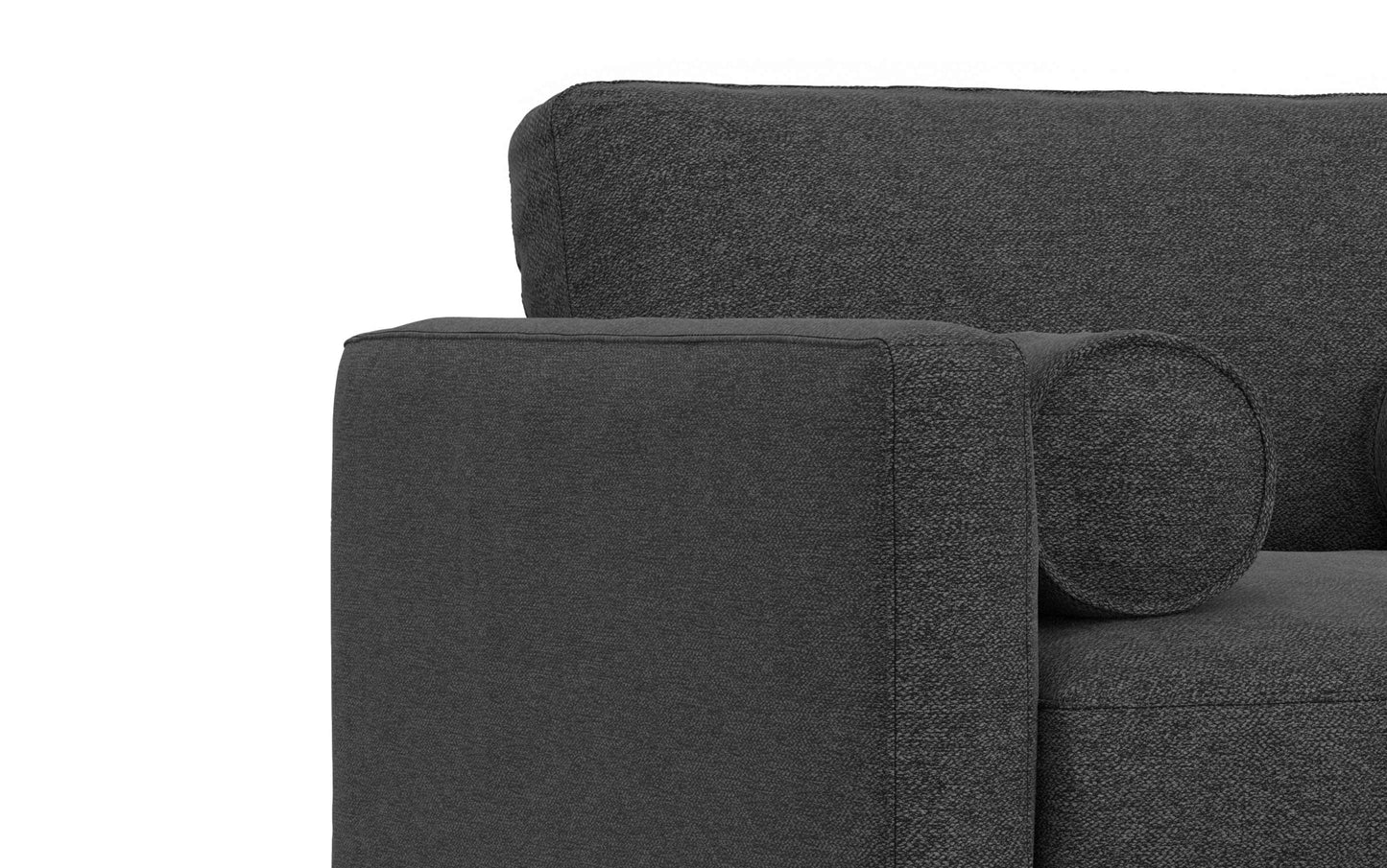 Charcoal Grey Performance Fabric | Morrison Arm Chair in Performance Fabric