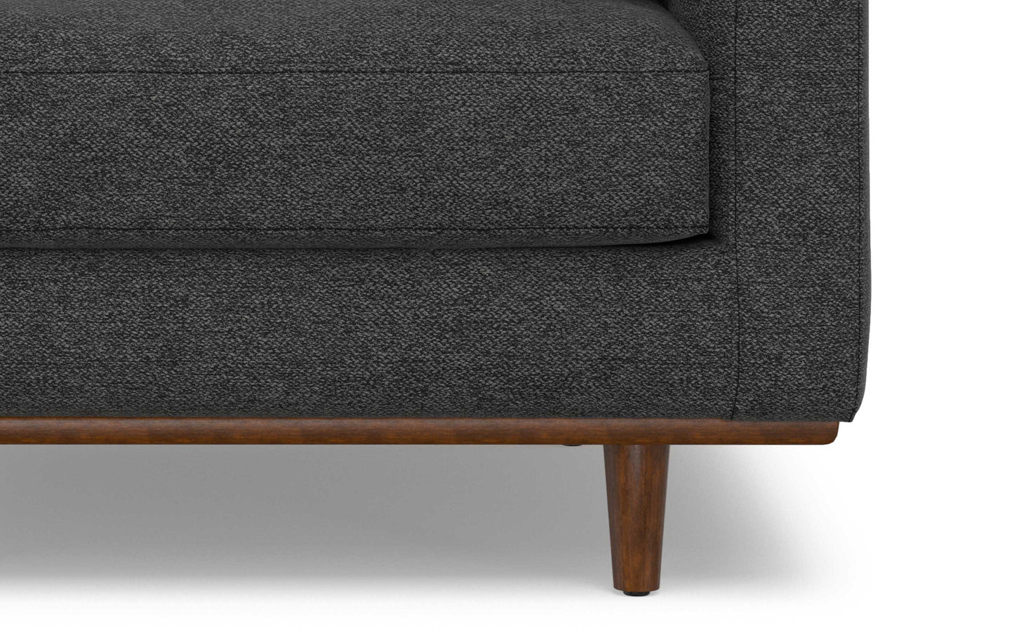 Charcoal Grey Performance Fabric | Morrison Arm Chair in Performance Fabric