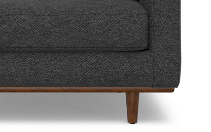 Charcoal Grey Performance Fabric | Morrison Arm Chair in Performance Fabric