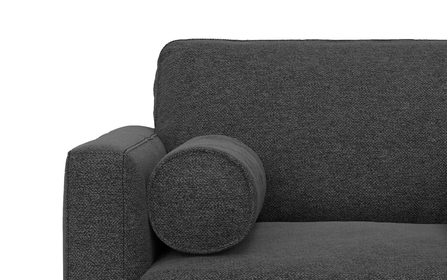 Charcoal Grey Performance Fabric | Morrison Arm Chair in Performance Fabric