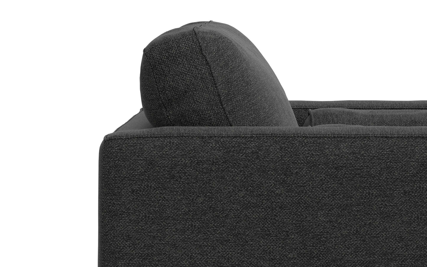 Charcoal Grey Performance Fabric | Morrison Arm Chair in Performance Fabric