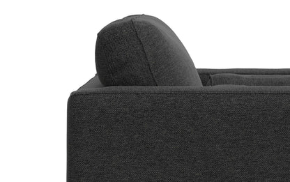 Charcoal Grey Performance Fabric | Morrison Arm Chair in Performance Fabric