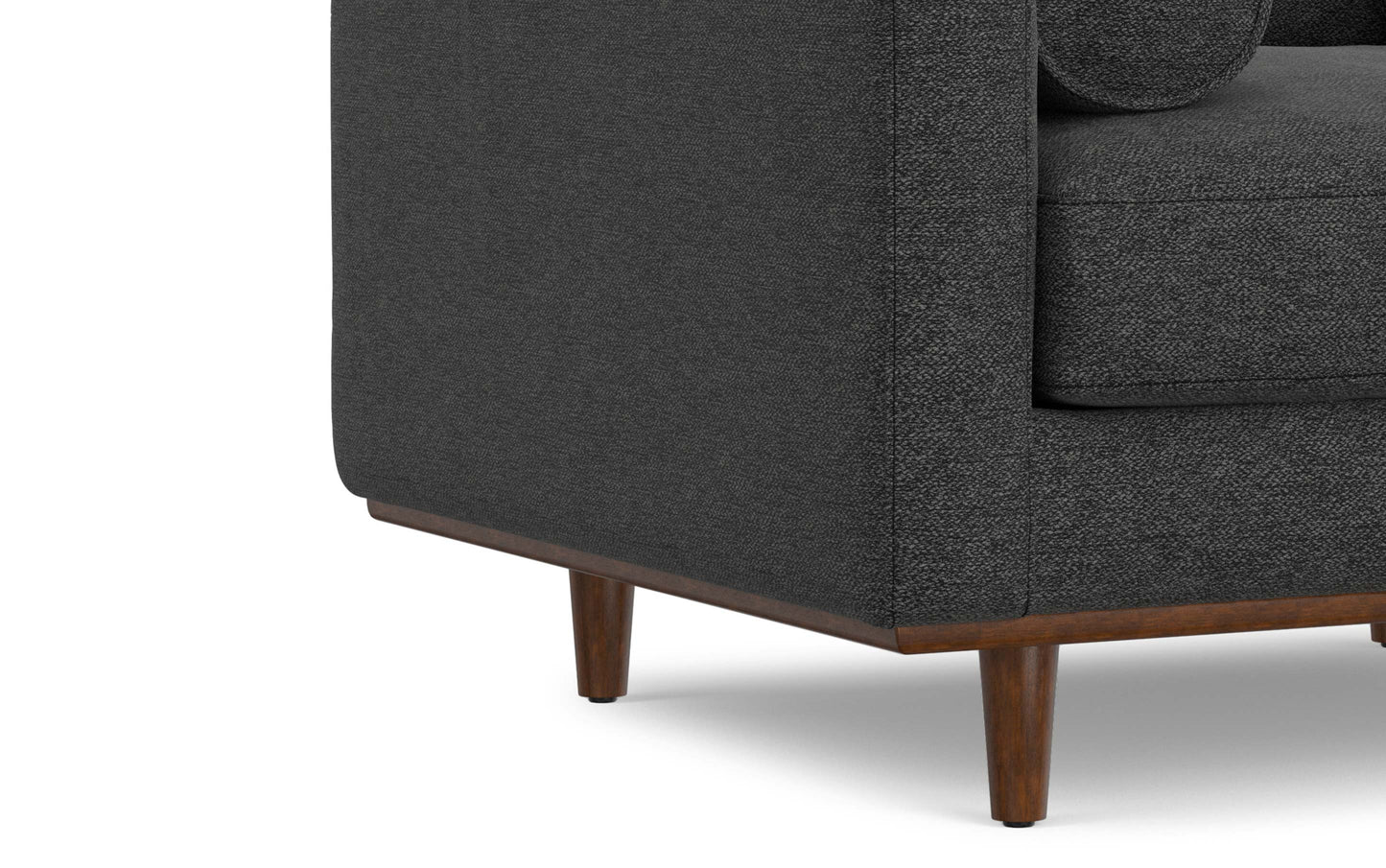 Charcoal Grey Performance Fabric | Morrison Arm Chair in Performance Fabric