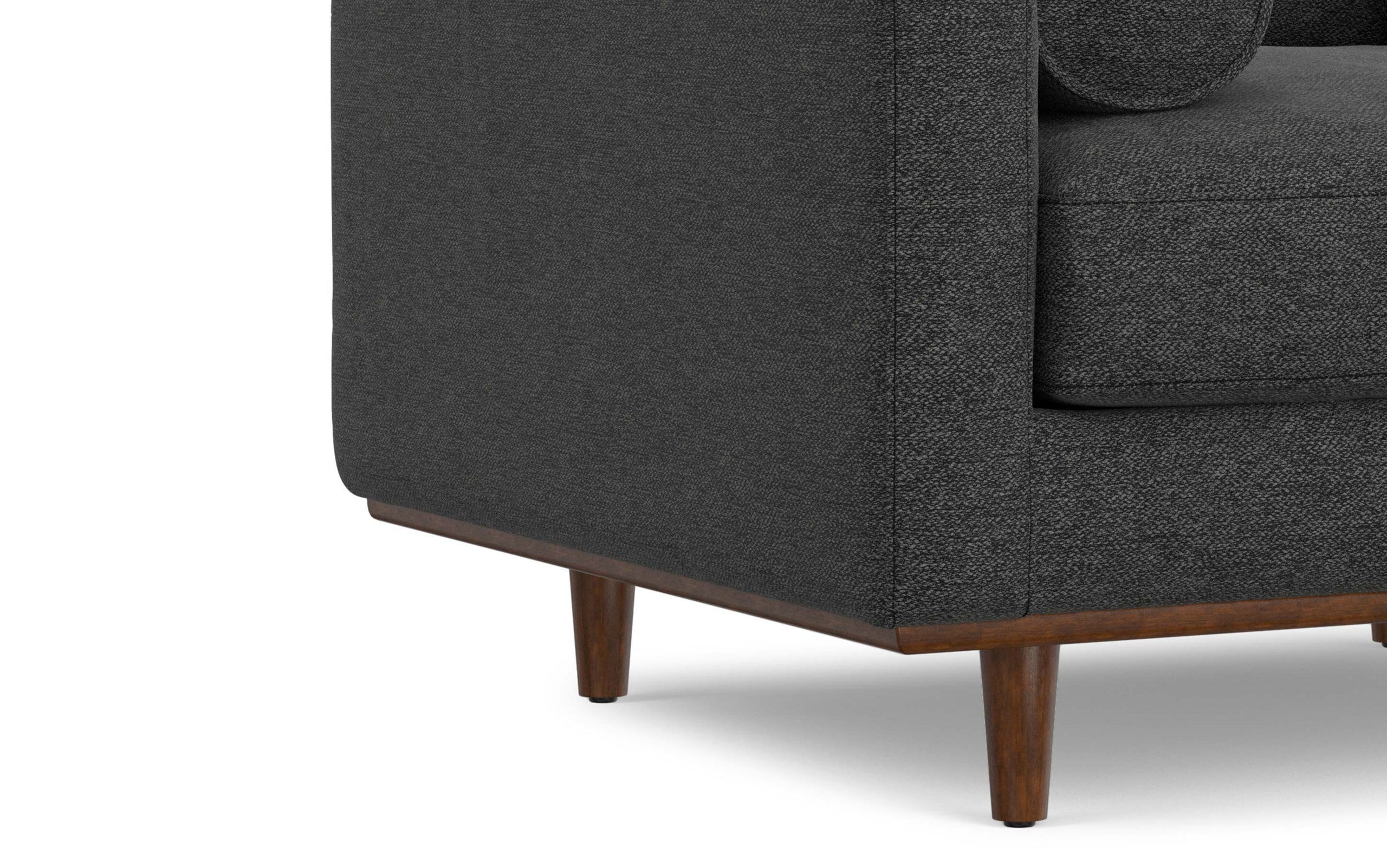 Charcoal Grey Performance Fabric | Morrison Arm Chair in Performance Fabric