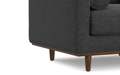 Charcoal Grey Performance Fabric | Morrison Arm Chair in Performance Fabric