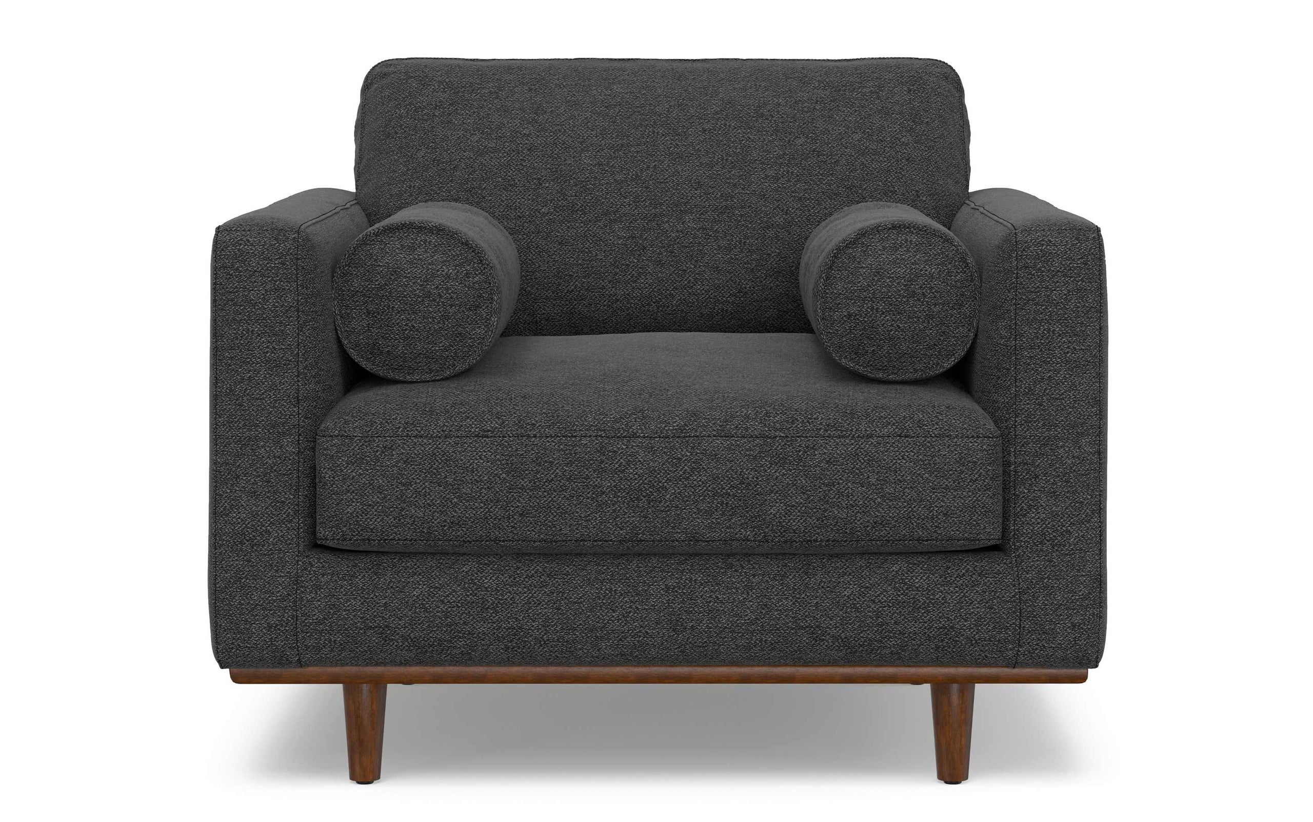 Charcoal Grey Performance Fabric | Morrison Arm Chair in Performance Fabric