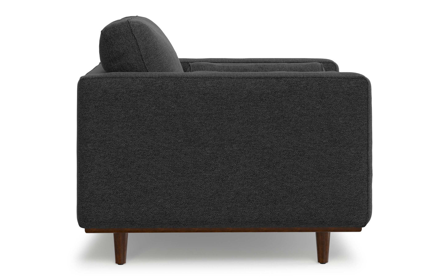 Charcoal Grey Performance Fabric | Morrison Arm Chair in Performance Fabric