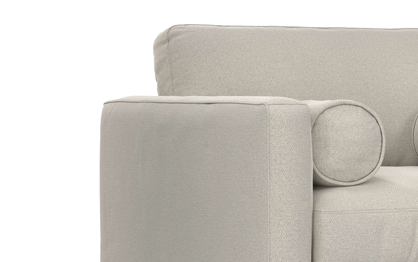 Cream White Performance Fabric | Morrison Arm Chair in Performance Fabric