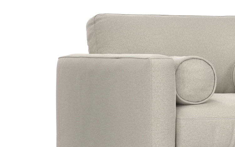 Cream White Performance Fabric | Morrison Arm Chair in Performance Fabric