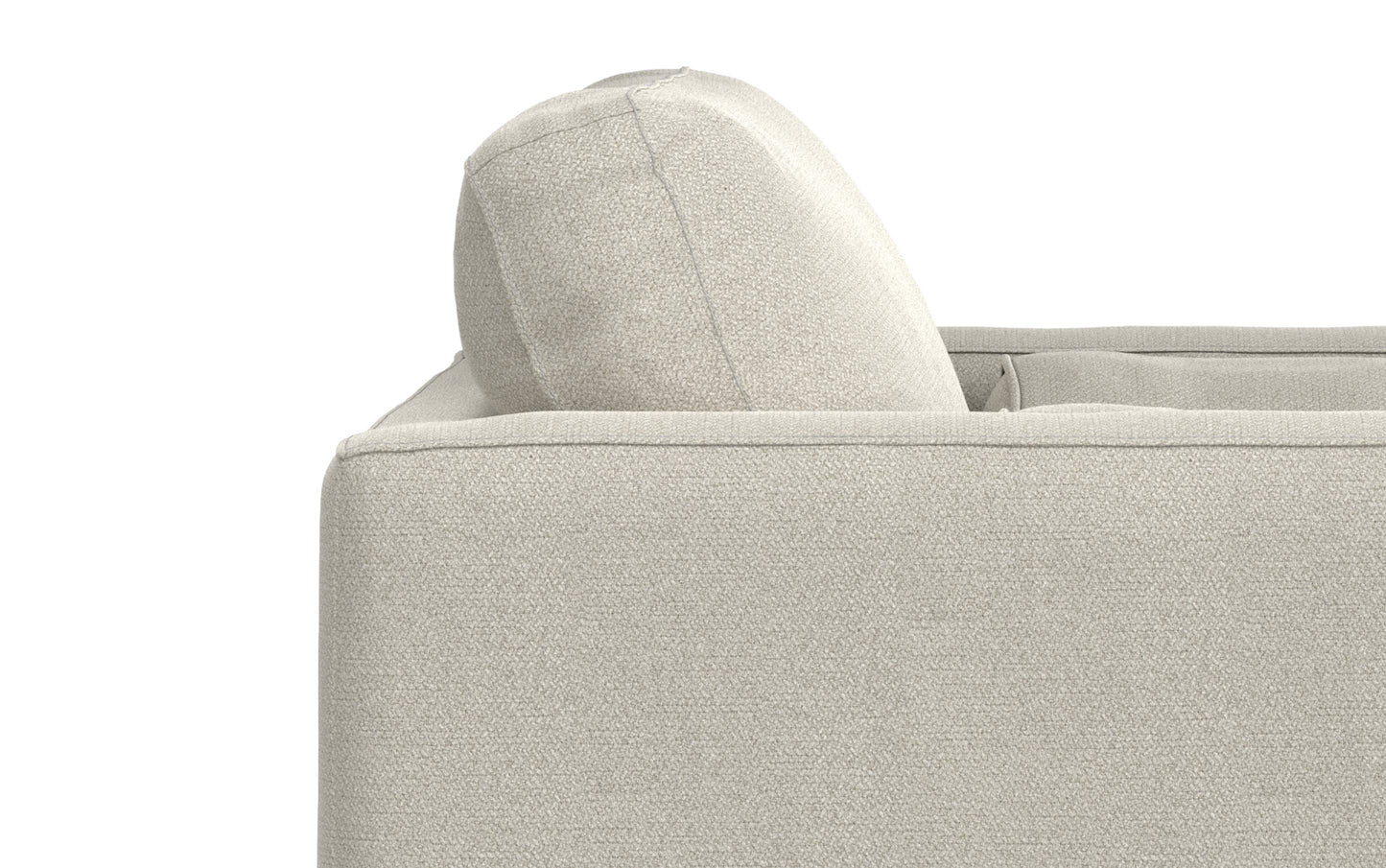 Cream White Performance Fabric | Morrison Arm Chair in Performance Fabric