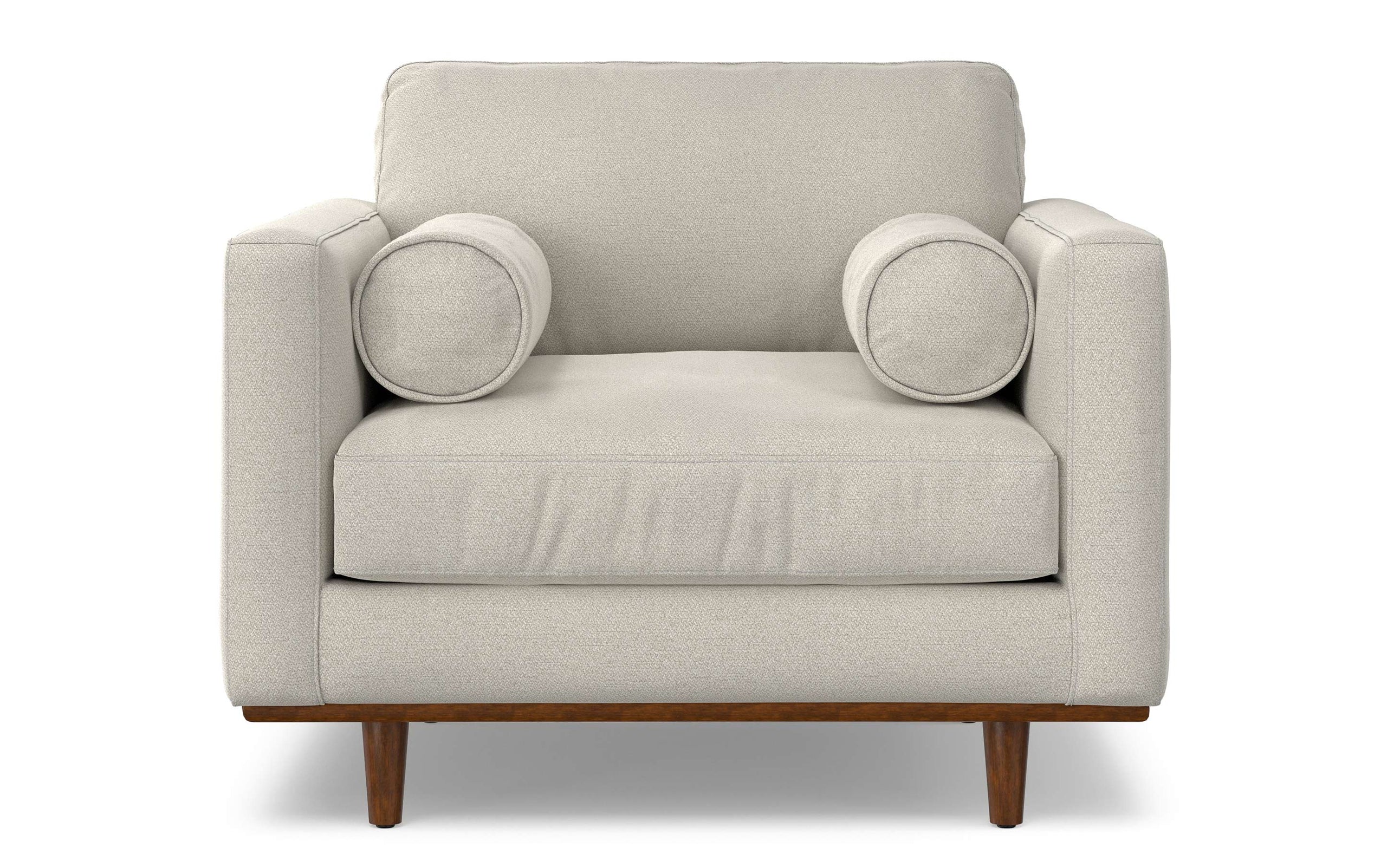 Cream White Performance Fabric | Morrison Arm Chair in Performance Fabric