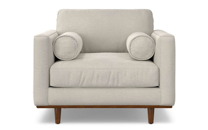 Cream White Performance Fabric | Morrison Arm Chair in Performance Fabric