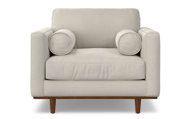 Cream White Performance Fabric | Morrison Arm Chair in Performance Fabric