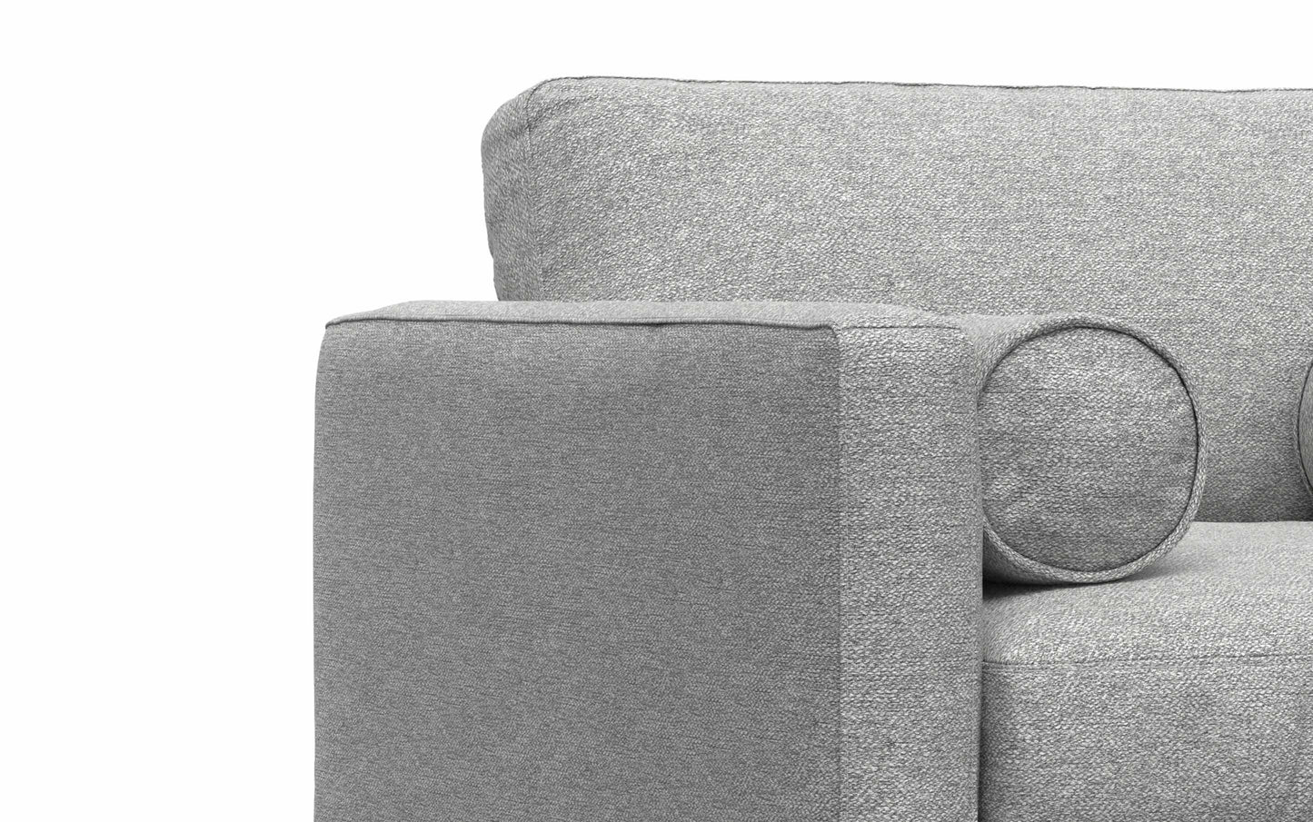 Mist Grey Performance Fabric | Morrison Arm Chair in Performance Fabric