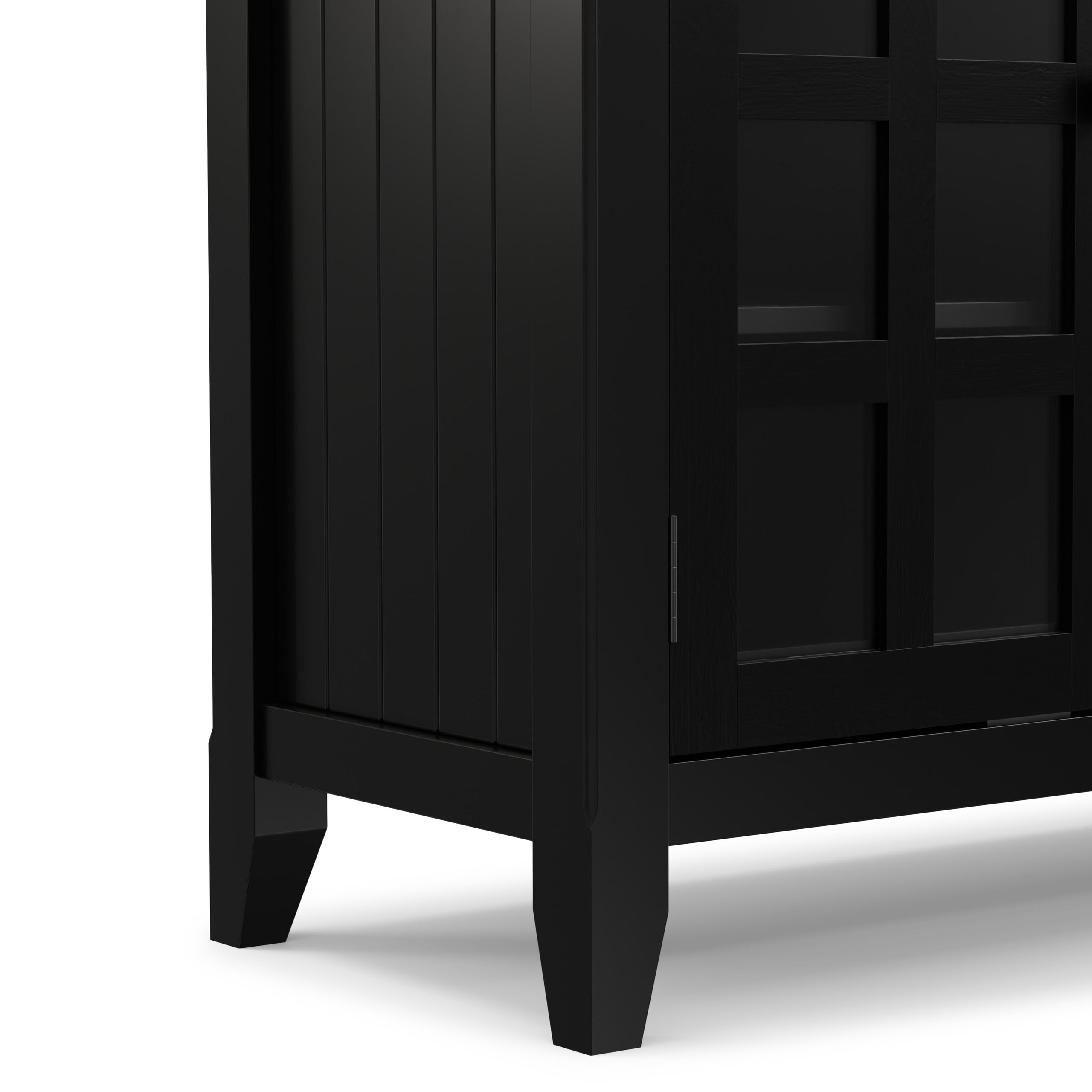 Black | Acadian Tall TV Media Stand