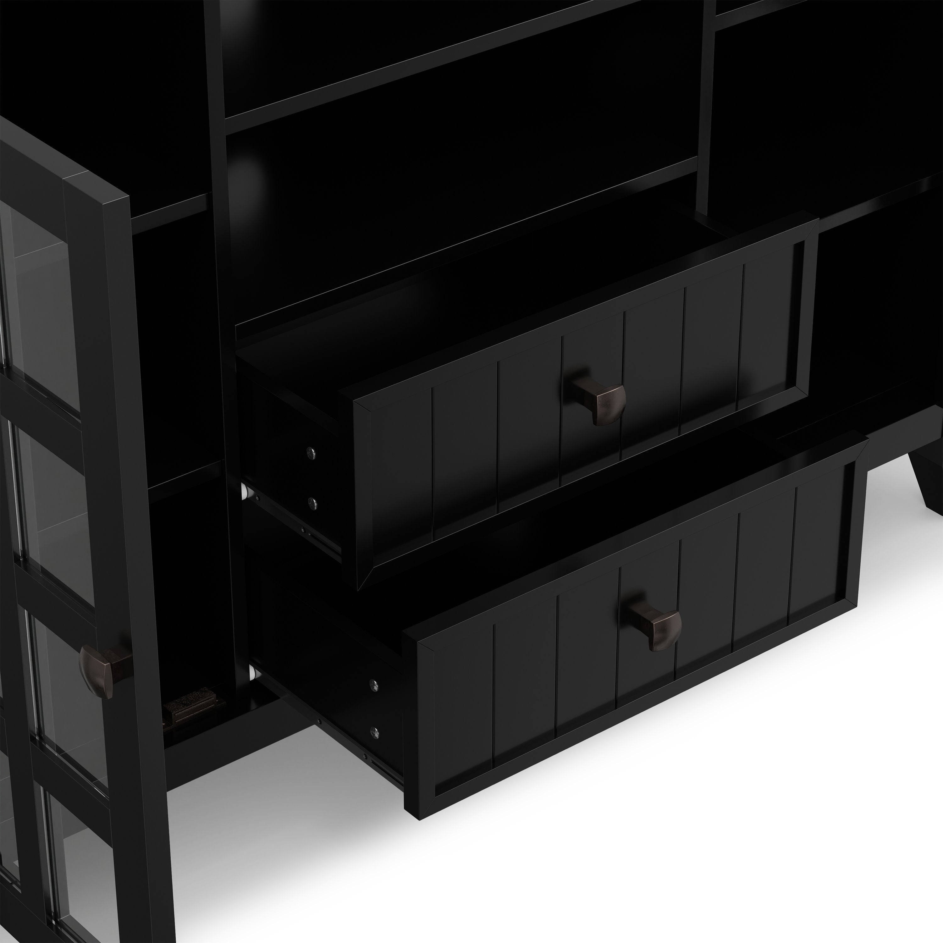 Solid Wood TV Stand | Acadian Tall TV Media Stand – Simpli Home