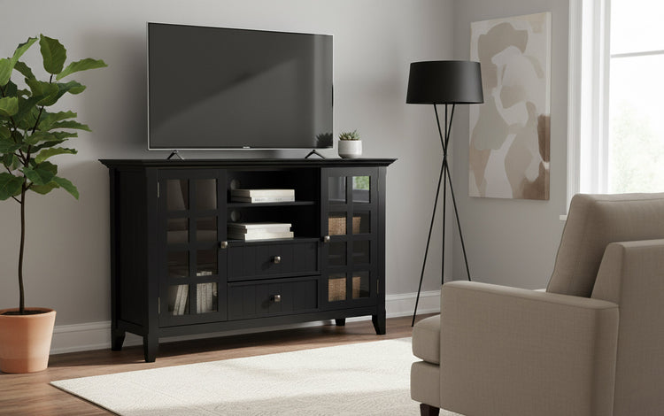 Black | Acadian Tall TV Stand