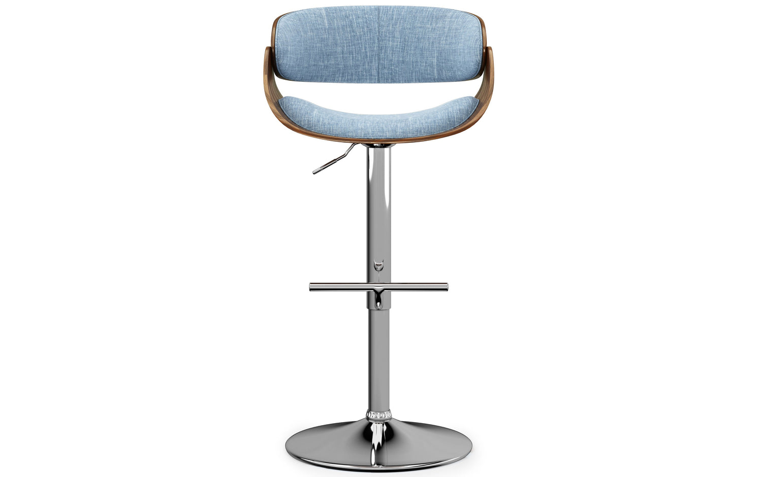 Denim Blue | Amery Adjustable Swivel Bar Stool