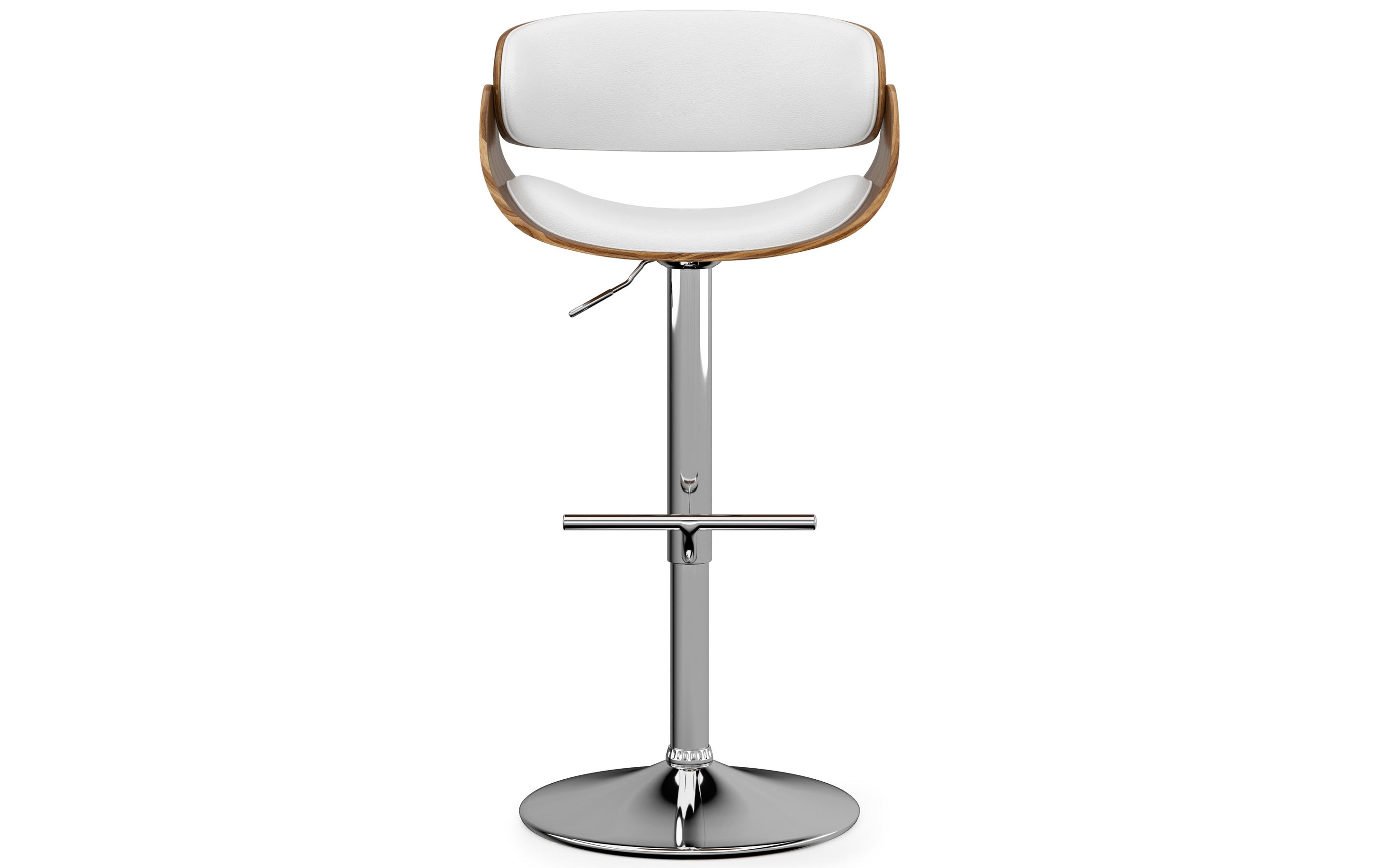 White | Amery Adjustable Swivel Bar Stool