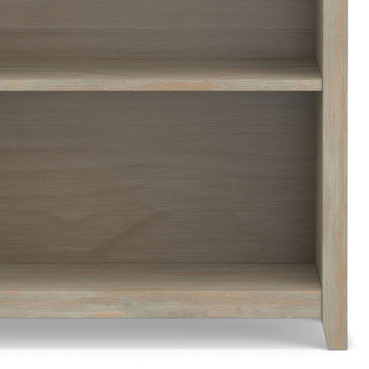 Distressed Grey | Amherst 30 inch 5 Shelf Bookcase