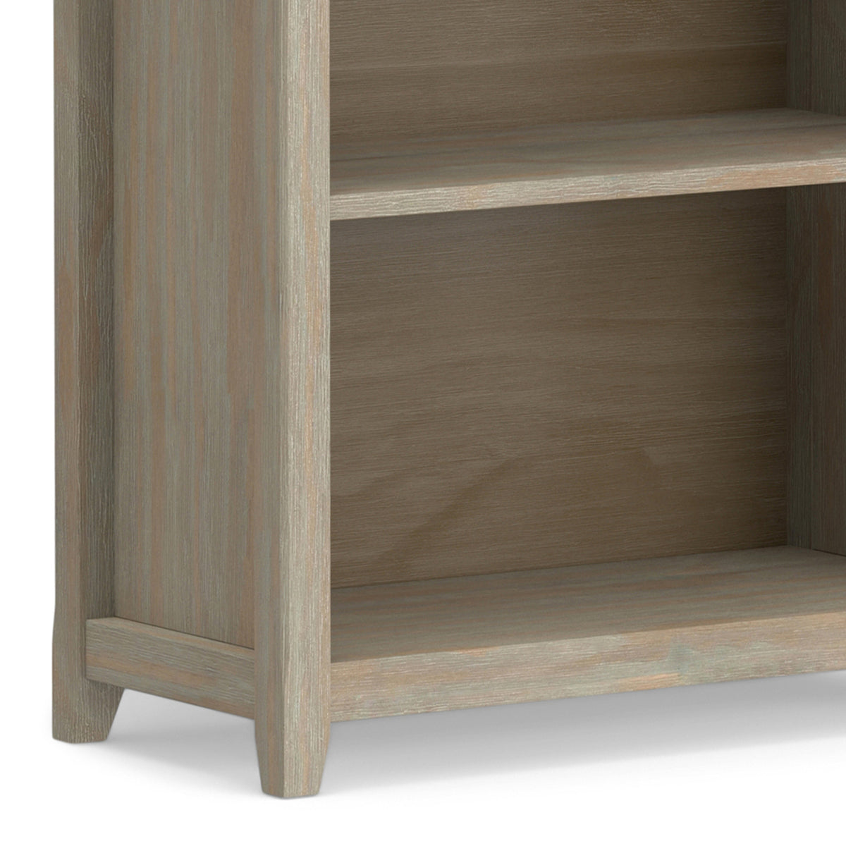 Distressed Grey | Amherst 30 inch 5 Shelf Bookcase
