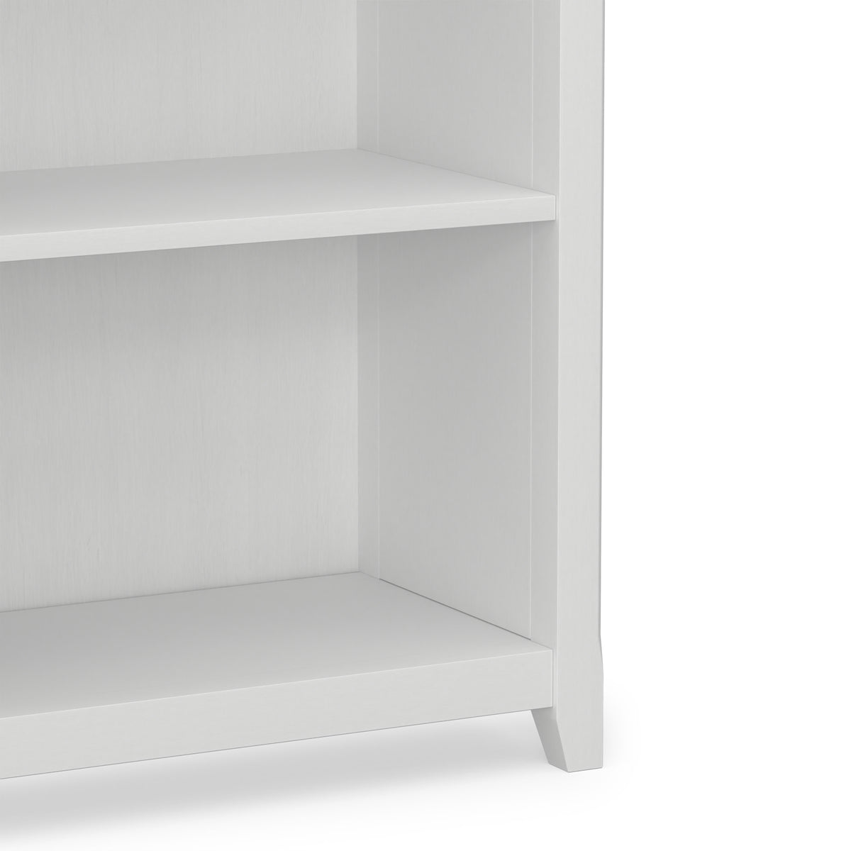 White | Amherst 30 inch 5 Shelf Bookcase