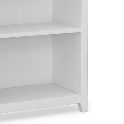 White | Amherst 30 inch 5 Shelf Bookcase