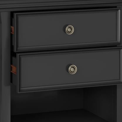 Black | Amherst Bedside Table