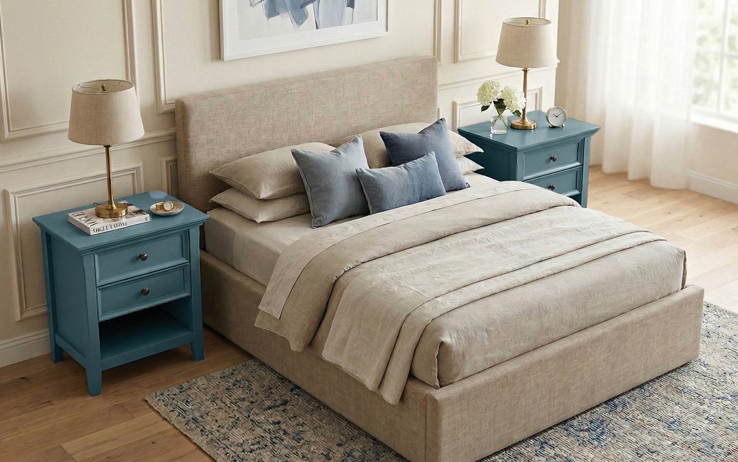 French Blue | Amherst Bedside Table