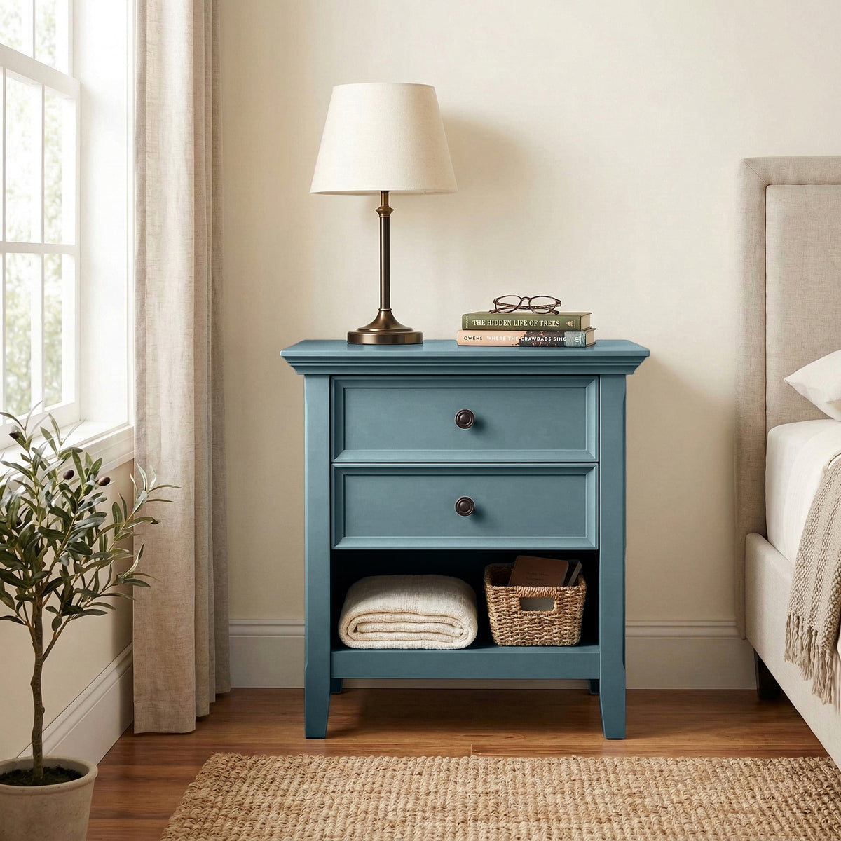 French Blue | Amherst Bedside Table