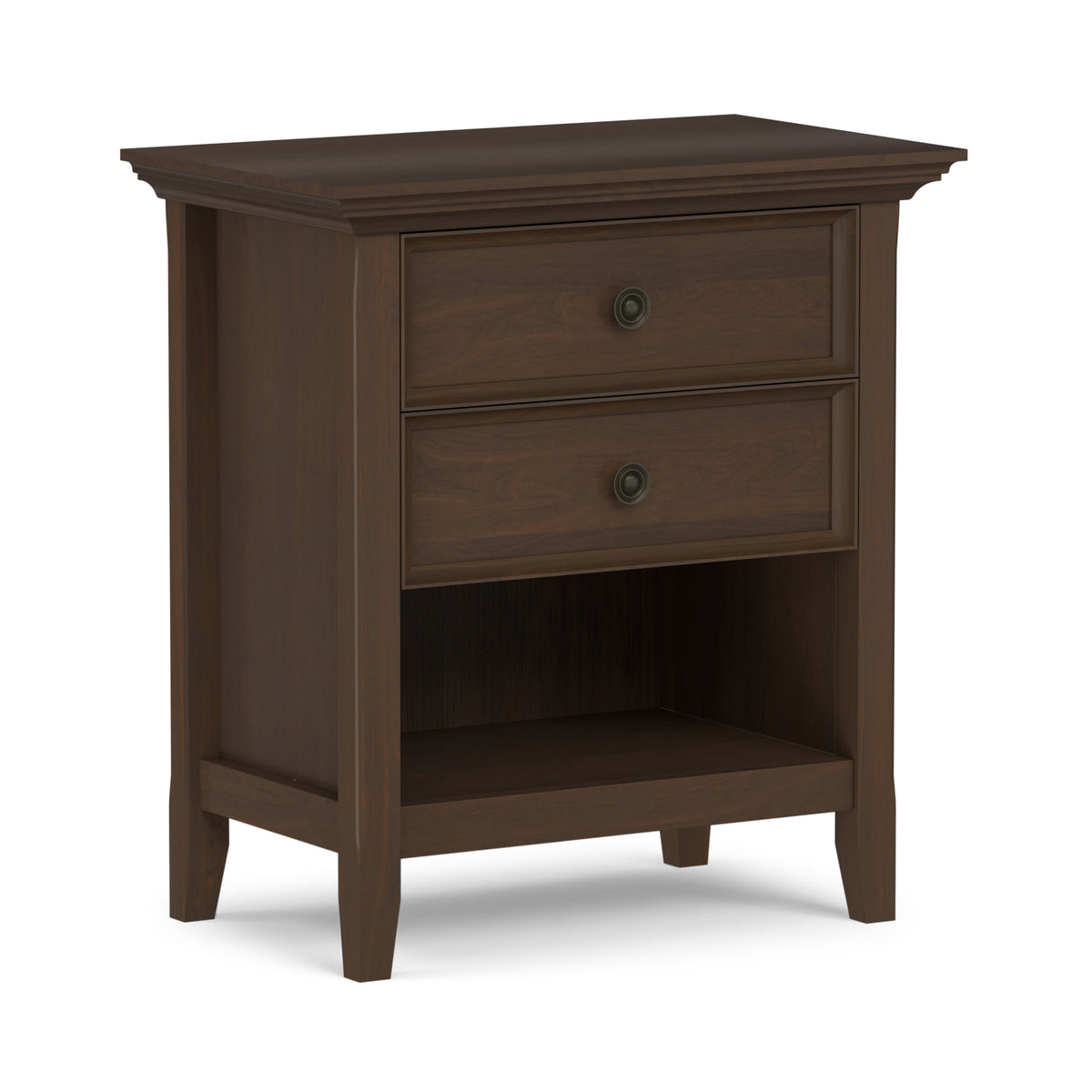 Natural Aged Brown | Amherst Bedside Table